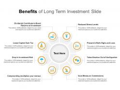Benefits of long term investment slide