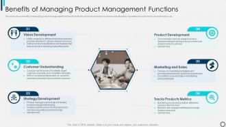 Benefits Of Managing Product Management Functions Managing And Innovating Product