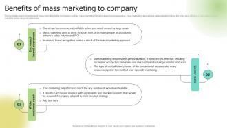 Benefits Of Mass Marketing To Company Selecting Target Markets And Target Market Strategies