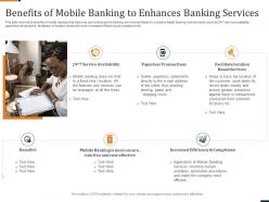 Benefits of mobile services industry transformation strategies banking sector