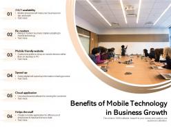 Benefits of mobile technology in business growth