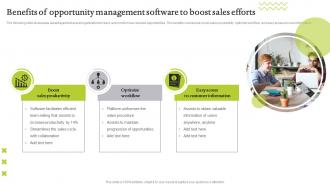 Benefits Of Opportunity Management Software To Boost Sales Efforts