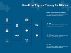 Benefits of physical therapy for athletes ppt powerpoint presentation file layout