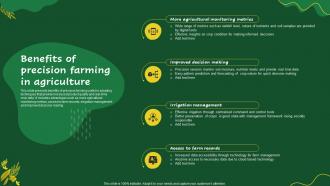 Benefits Of Precision Farming In Agriculture