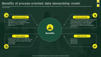 Benefits Of Process Oriented Data Stewardship Model Stewardship By Business Process Model