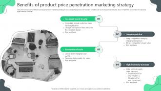 Benefits Of Product Price Penetration Marketing Strategy
