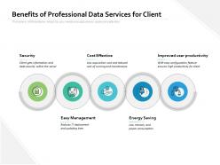 Benefits of professional data services for client