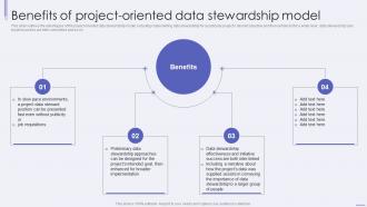 Benefits Of Project Oriented Data Stewardship Model Ppt Ideas Elements