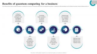Benefits Of Quantum Computing For A Business Quantum Computing It
