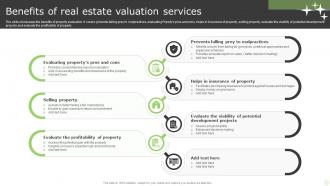 Benefits Of Real Estate Valuation Services