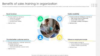 Benefits Of Sales Training In Sales Management Optimization Best Practices To Close SA SS