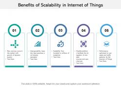 Benefits of scalability in internet of things