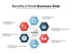 Benefits Of Small Business Slide