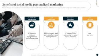 Benefits Of Social Media Personalized Marketing One To One Promotional Campaign