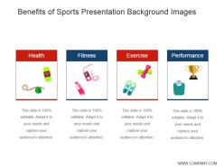 Benefits Of Sports Presentation Background Images