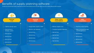 Benefits Of Supply Planning Software Global Supply Planning For E Commerce