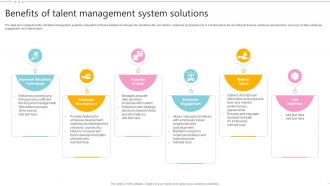 Benefits Of Talent Management System Solutions