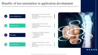 Benefits Of Test Automation In Application Development