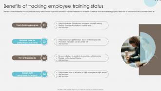 Benefits Of Tracking Employee Training Status
