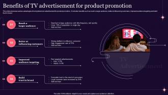 Benefits Of TV Advertisement For Product Promotion