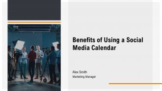 Benefits Of Using A Social Media Calendar PPT Mockup AT Benefits Of Using A Social Media Calendar PPT Mockup AT