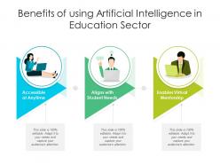 Benefits of using artificial intelligence in education sector