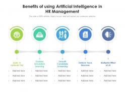 Benefits Of Using Artificial Intelligence In HR Management