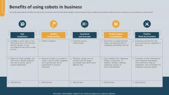 Benefits Of Using Cobots In Business Cobots Enhancing Efficiency And Quality
