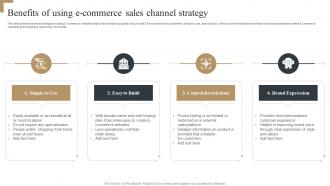 Benefits Of Using E Commerce Sales Channel Strategy