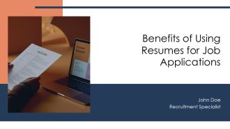 Benefits Of Using Resumes For Job Applications PPT Mockup AT