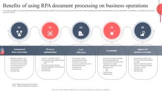 Benefits Of Using RPA Document Processing On Business Operations