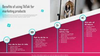 Benefits Of Using Tiktok For Marketing Products Ppt Information MKT SS V
