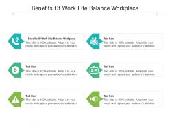 Benefits of work life balance workplace ppt powerpoint presentation inspiration clipart cpb