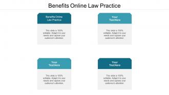 Benefits online law practice ppt powerpoint presentation professional slides cpb
