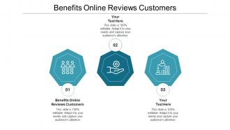 Benefits online reviews customers ppt powerpoint presentation styles aids cpb