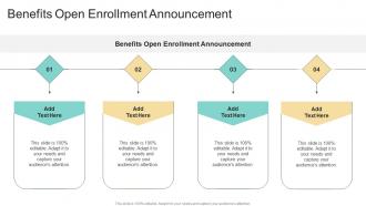 Benefits Open Enrollment Announcement In Powerpoint And Google Slides Cpb