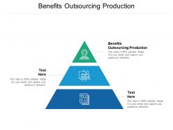 Benefits outsourcing production ppt powerpoint presentation gallery graphic images cpb