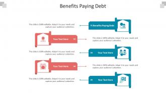 Benefits paying debt ppt powerpoint presentation portfolio professional cpb