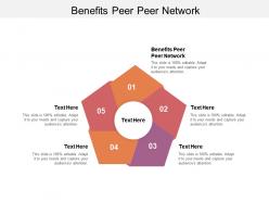 Benefits peer peer network ppt powerpoint presentation icon inspiration cpb