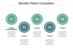 Benefits perfect competition ppt powerpoint presentation file slides cpb