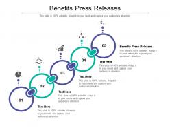 Benefits press releases ppt powerpoint presentation ideas brochure cpb