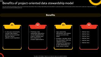Benefits Project Oriented Data Model Stewardship By Function Model