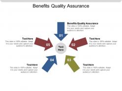 Benefits quality assurance ppt powerpoint presentation professional format cpb