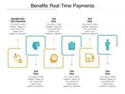 Benefits real time payments ppt powerpoint presentation ideas cpb