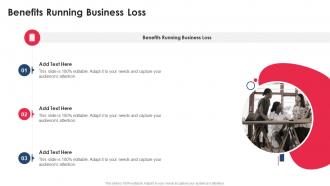 Benefits Running Business Loss In Powerpoint And Google Slides Cpb