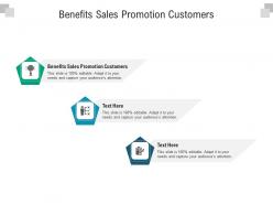 Benefits sales promotion customers ppt powerpoint presentation infographics graphics cpb