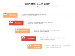 Benefits scm erp ppt powerpoint presentation styles visual aids cpb