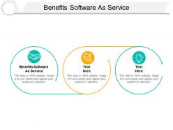 Benefits software as service ppt powerpoint presentation professional skills cpb