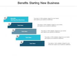 Benefits starting new business ppt powerpoint presentation model inspiration cpb