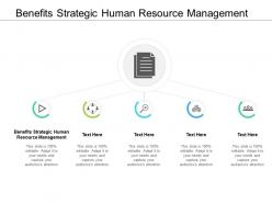 Benefits strategic human resource management ppt powerpoint presentation slides cpb